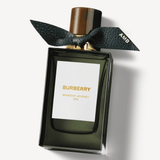 Burberry Midnight Journey EDP 100ml perfume bottle angled to show gold lettering and monogrammed bow, perfect for luxury personal care gifting.