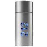 Carolina Herrera 212 Men NYC Eau de Toilette – 100ml sleek silver bottle with bold blue 212 logo, ideal for modern men's fragrance collections.