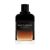 Gentleman Eau de Parfum Reserve Privée by Givenchy 100ML bottle with sleek black cap and amber gradient design, ideal for men's fragrance lovers.