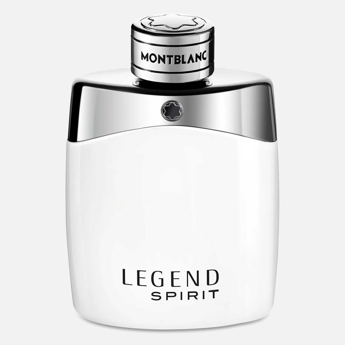 Mont Blanc Legend Spirit Eau de Toilette 100ml bottle with sleek white and silver design, ideal for men’s grooming and pet fragrance collections.
