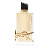 YSL Libre Le Parfum 90ml bottle featuring a sleek gold design with black cap, ideal for women seeking an intense luxury fragrance.